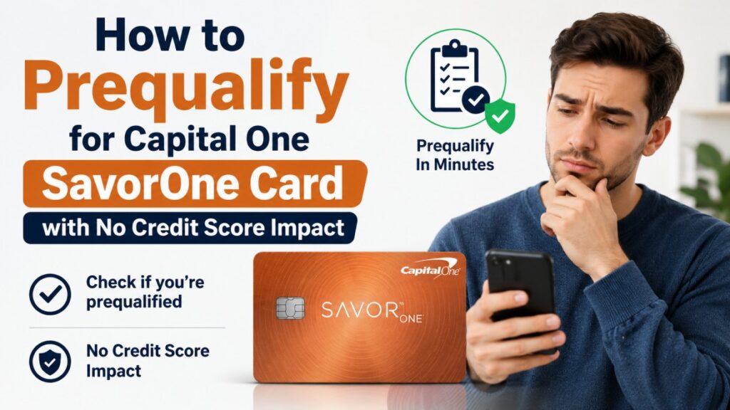 how to prequalify for capital one savorone card