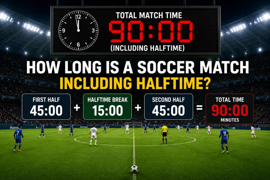 soccer time after 90 minutes