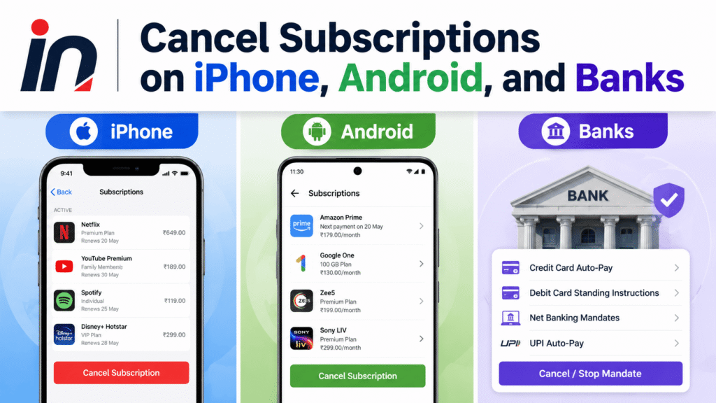 how to cancel subscriptions on iphone