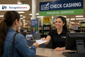 check for cash, Check Without a Bank Account