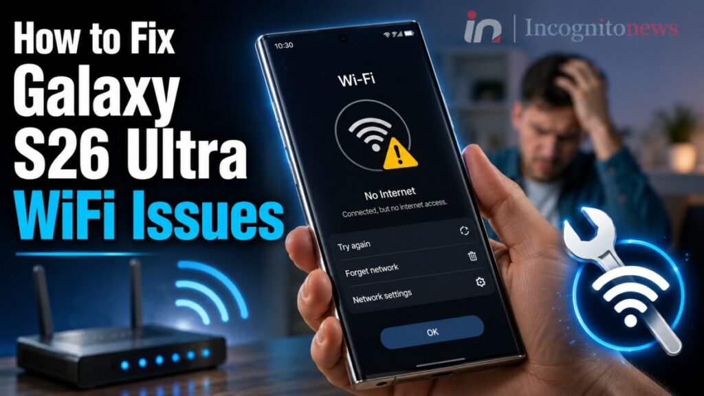 galaxy s26 ultra wifi issues connection drops connected no internet