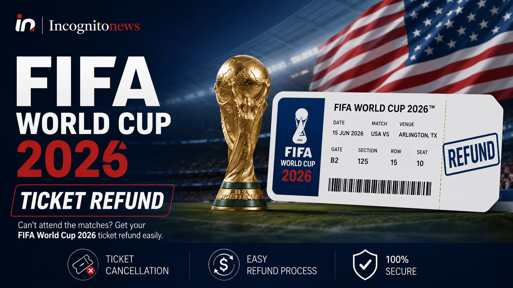 fifa world cup 2026 ticket refund policy online resale marketplace app