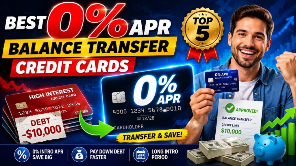 Best 0 apr balance transfer credit cards 2026
