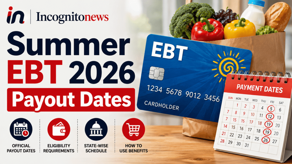 Summer EBT 2026 payout dates and state schedule SUN bucks benefit guide
