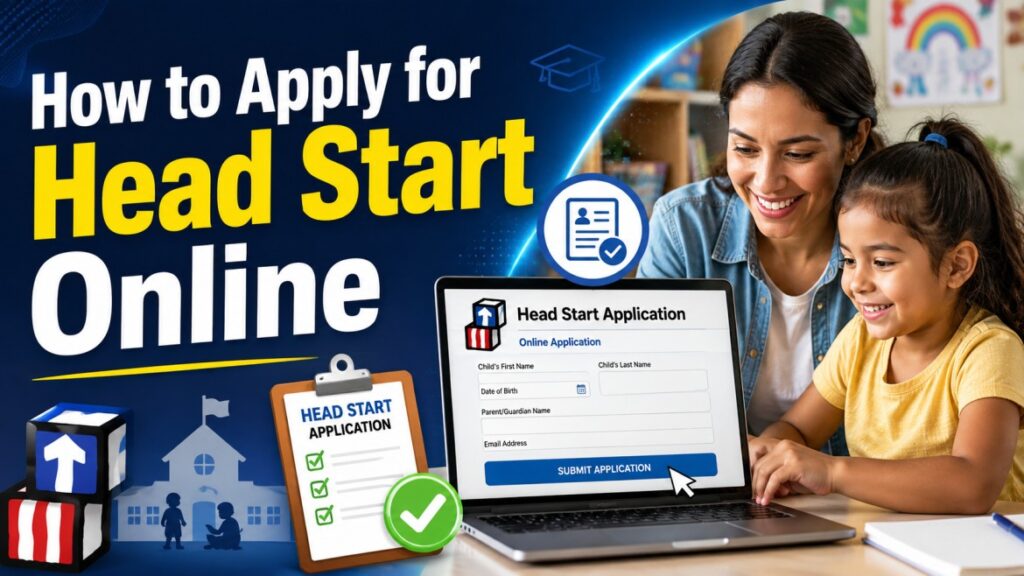 How to apply for Head Start free preschool child care online guide